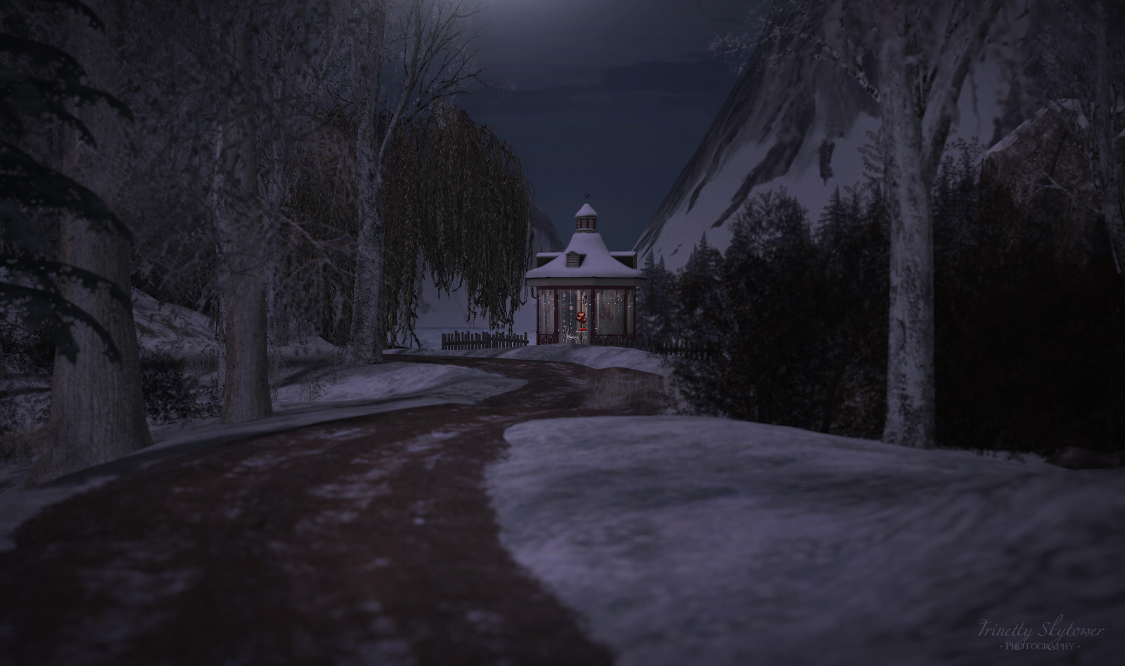 krajina, les, pouliční osvětlení, noc, milovat, nebe, sníh, zima, večer, mráz, pár, atmosféra, avatar, Miláček, zmrazení, půlnoc, Virtuální, romantika, světlo, strom, hora, sladký, digitální, tma, SL, druhý život, Snímek obrazovky, počítač tapeta, geologický fenomén, pohoří, ispachi, jev, rande