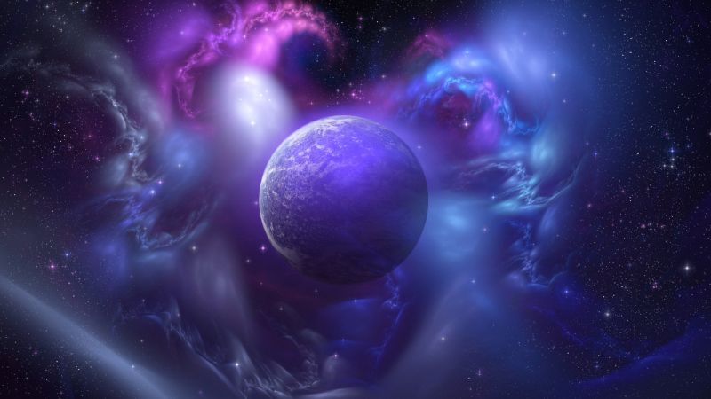 ilustrace, galaxie, planeta, prostor, mlhovina, atmosféra ilustrace, galaxie, planeta, prostor, mlhovina, atmosféra