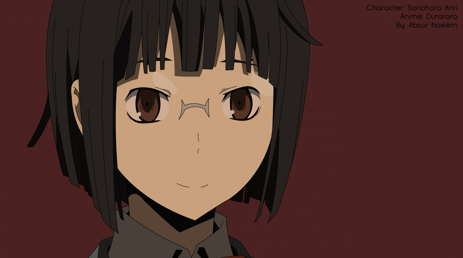 ilustrace, anime, anime dívky, pusa, Durarara, Sonohara Anri, mangaka