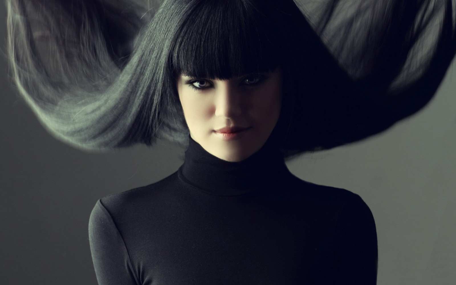 ansigt, hvid, sort, Kvinder, monokrom, model, portræt, langt hår, fotografering, sanger, blå, sort hår, mode, hår, pandehår, hud, hoved, Jessie J, farve, pige, skønhed, øje, dame, mørke, frisure, sort og hvid, monokrom fotografering, portrætfotografering, Photo shoot, brunt hår, organ