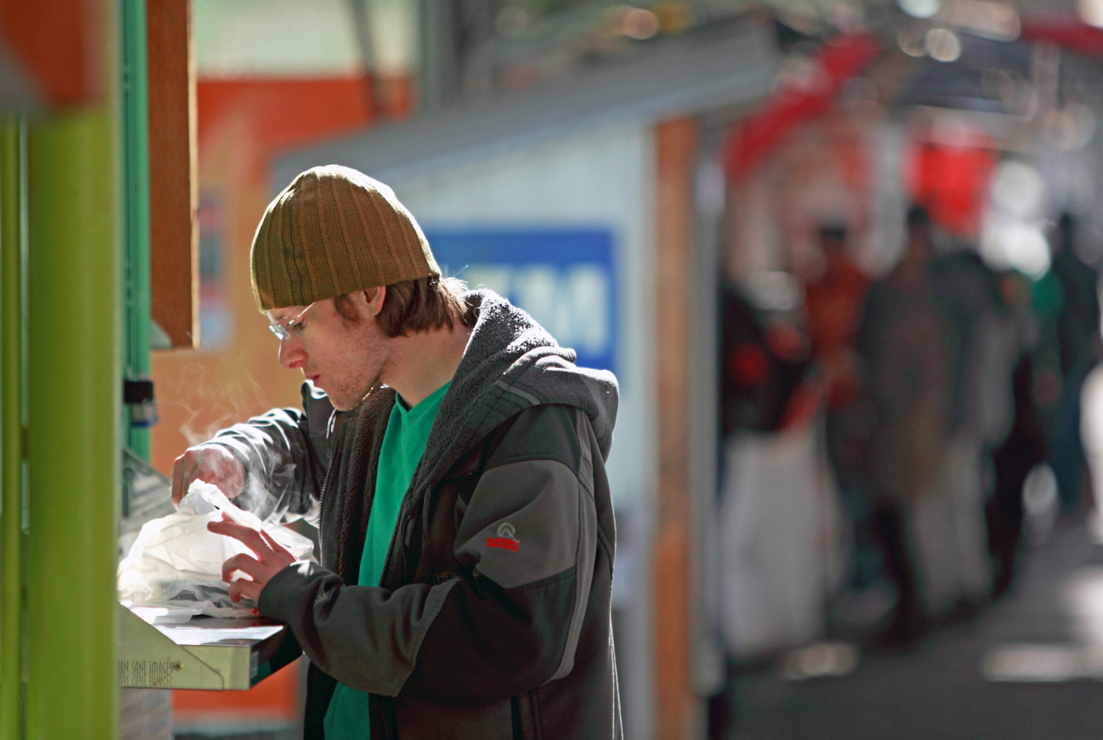 jídlo, ulice, fotografování, Fotoaparát, Kánon, Oregon, jihozápadní, objektiv, jaro, lusk, oběd, Portland, světlo, barva, centrum, parní, USM, 5 d, označit, ii, dva, je, muž, upřímný, eos, snímky, avenue, ian, rozumný, vozík, 3., příkrý, f28l, ef70200mm, steamingood