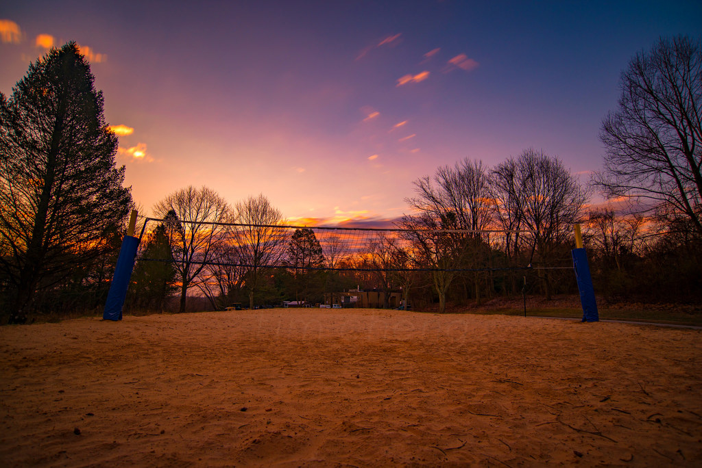 parc, Terrain de volleyball, Nikon, D750, Aube