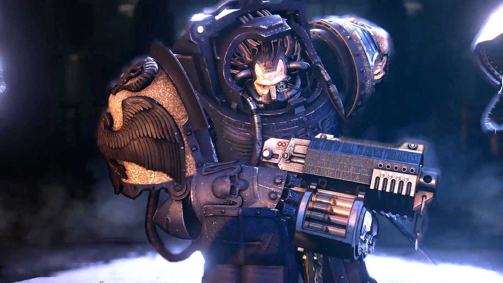 1920x1080 px, azione, armatura, Deathwing, fantasia, fi, combattente, futuristico, carcassa, sci, spazio, Warhammer, guerriero