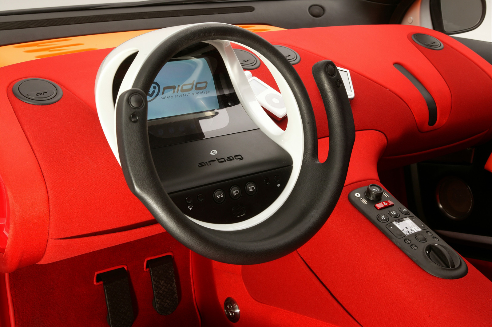 auto, Červené, vozidlo, sportovní auto, 2010, mini, volant, Pininfarina, netcarshow, netcar, obrázky vozidel, photo auto, kolo, Nido concept, okraj, superauto, pozemní vozidla, automobilového designu, automobilový exteriér, automobil make, luxusní vůz, městské auto, auto show, řízení part