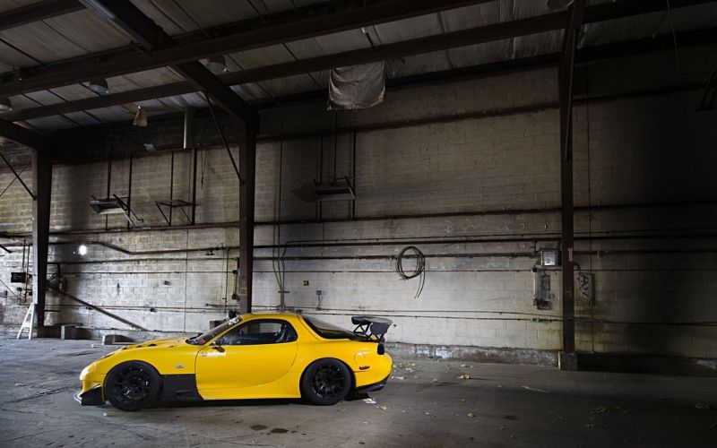 coche,vehículo,coche deportivo,Mazda,JDM,Coches amarillos