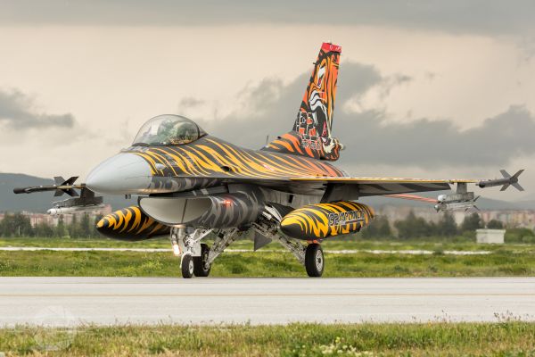 Turkey, Nikon, aircraft, aviation, jet, f16