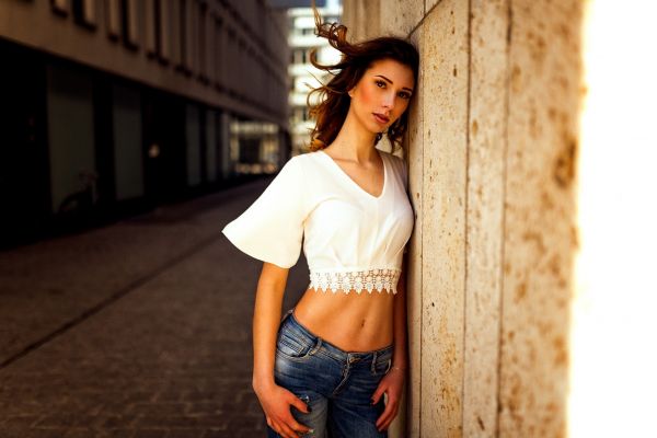 kvinnor,modell,fotografi,porträtt,jeans,Miro Hofmann