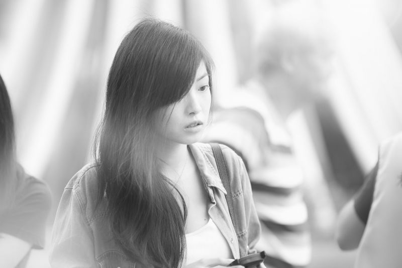 face, model, portrait, white, black, monochrome