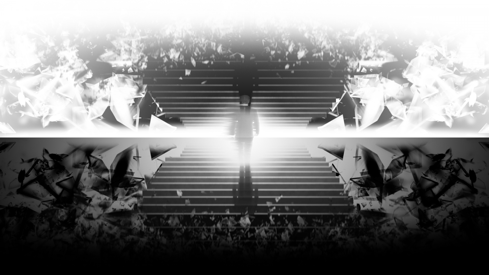 bílý, digitální umění, černobílý, temný, abstraktní, fotografování, život, Jin a jang, jasný, fotografie, Černý a bílý, monochromatické fotografování, font