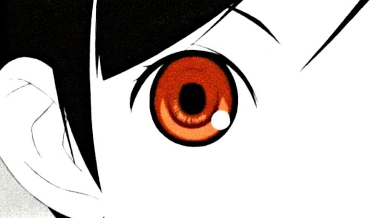 ilustrace, anime dívky, kreslená pohádka, Sayonara Zetsubou Sensei, oko, čára ilustrace, anime dívky, kreslená pohádka, Sayonara Zetsubou Sensei, oko, čára