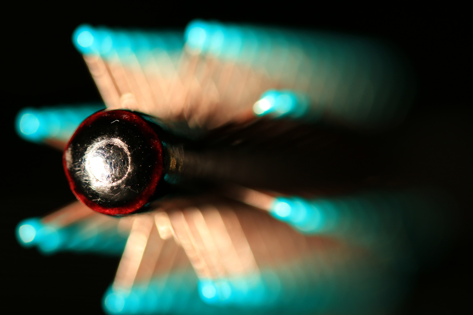 modrý, hnědý, makro, zelená, detailní, blackbackground, tyrkysový, kartáč na vlasy, Curlingbrush