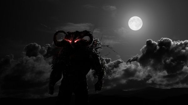 1920x1080 px,dark,clouds,Dahaka,demons,fantasy