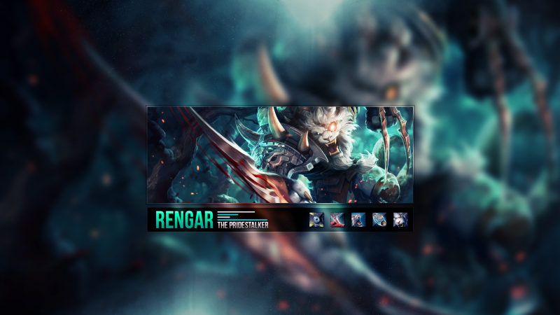League of Legends, Rengar, tma, Snímek obrazovky, počítač tapeta, vesmír League of Legends, Rengar, tma, Snímek obrazovky, počítač tapeta, vesmír