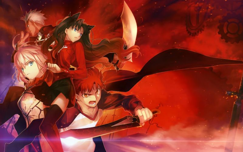 Fate Stay Night,Anime,guerrier,espace,Contexte