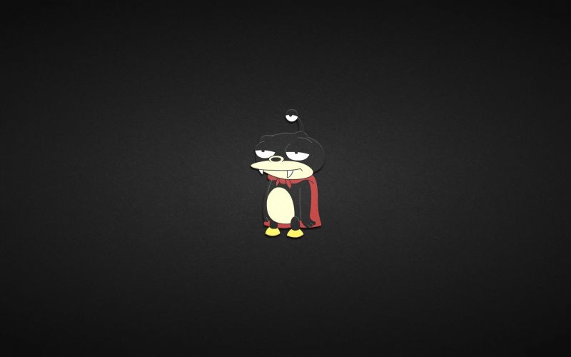 ilustrace, logo, značka, Futurama, Černá, Nibbler ilustrace, logo, značka, Futurama, Černá, Nibbler