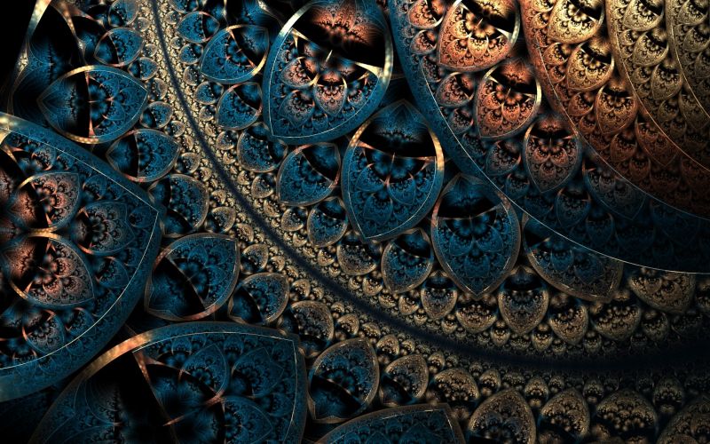 digital art,abstract,photography,artwork,blue,fractal