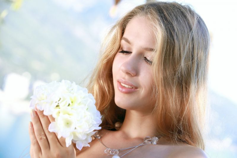 đối mặt, đàn bà, mô hình, Chân dung, Hoa, tóc dài đối mặt, đàn bà, mô hình, Chân dung, Hoa, tóc dài