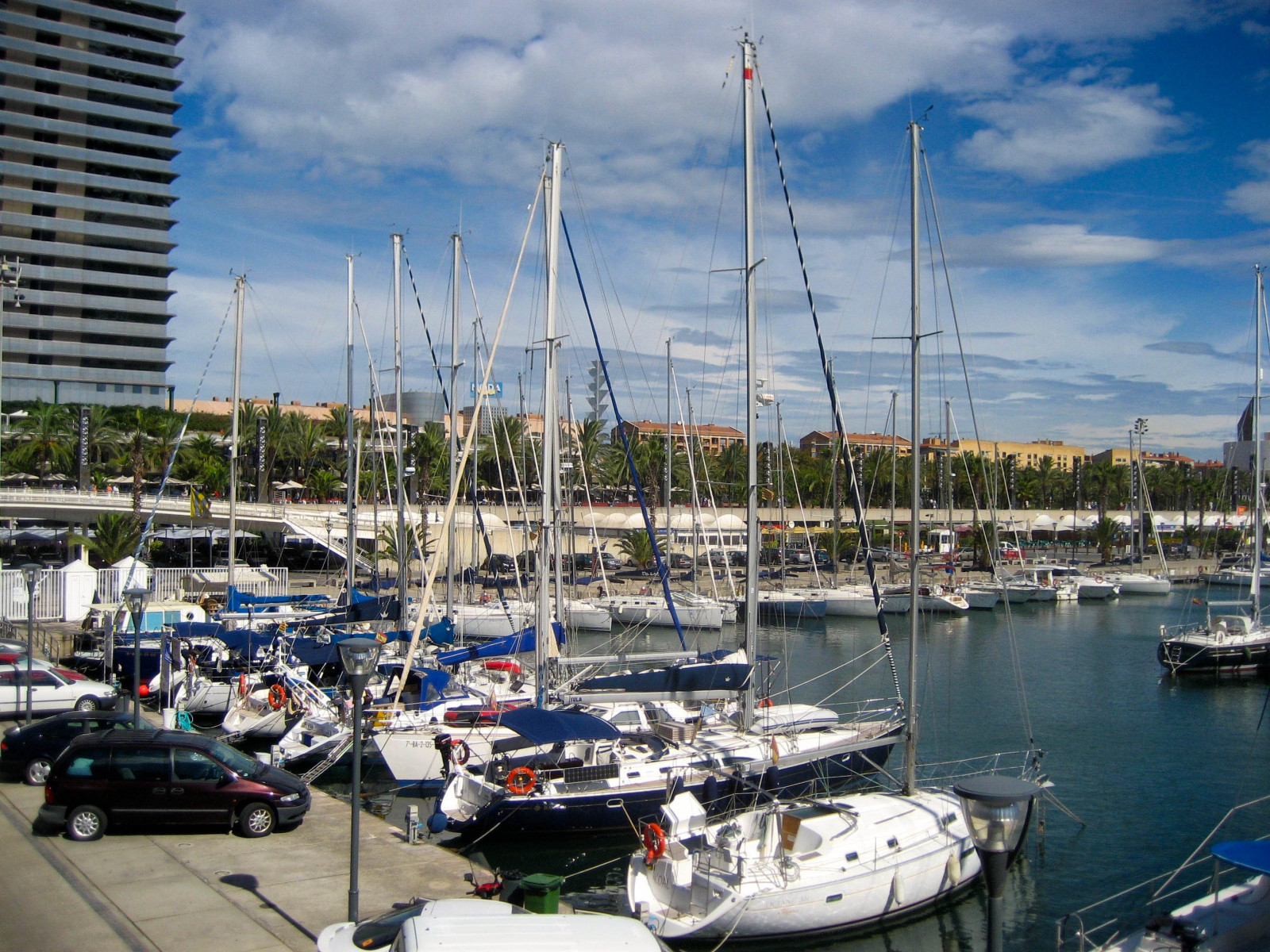 båd, hav, køretøj, havn, dok, yacht, Barcelona, infrastruktur, Marina, sejlbåd, både, havn, Euorpe, Havn, fartøjer, katalonien, mast, sejle