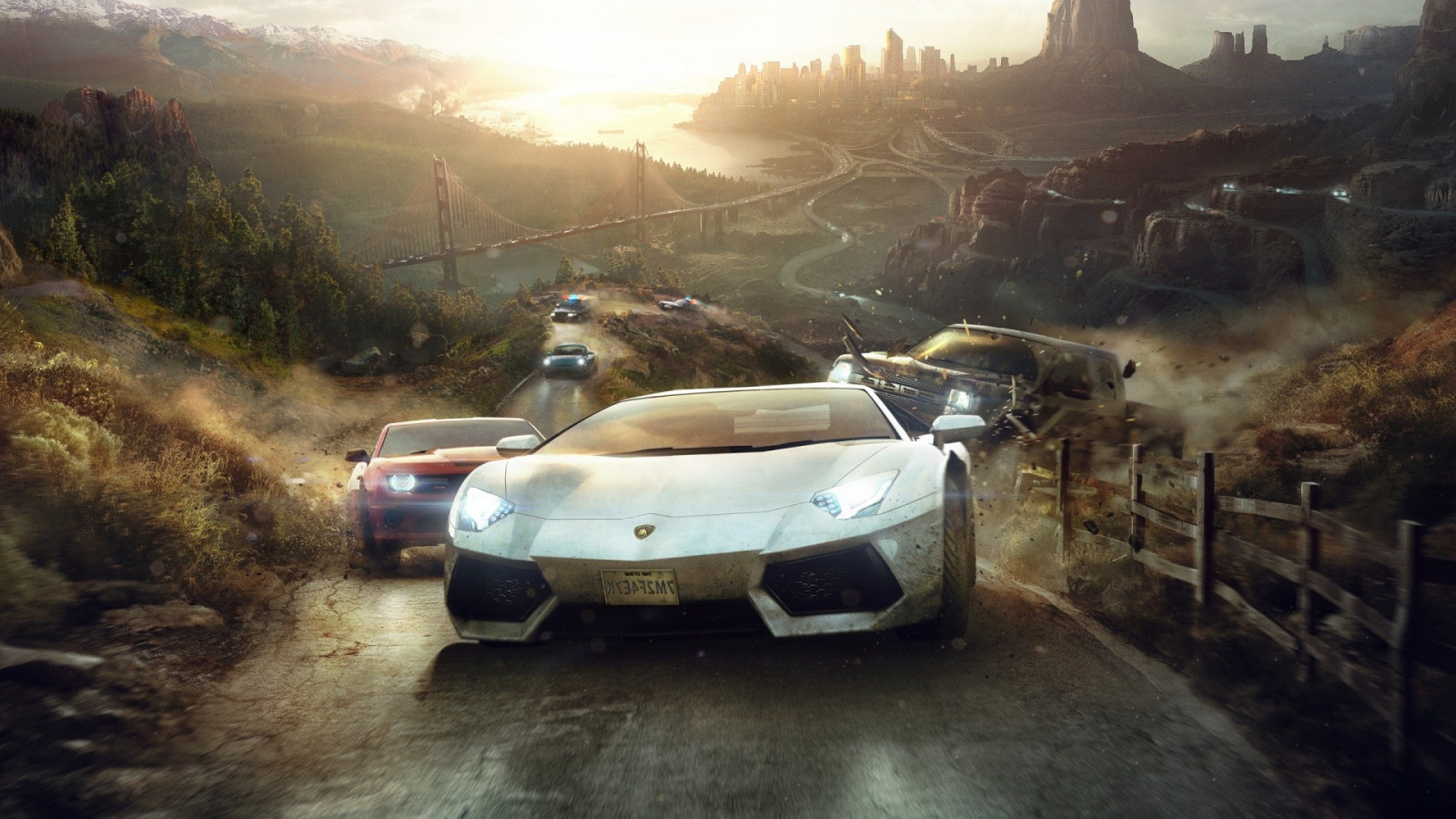 videohry, auto, vozidlo, Lamborghini, Lamborghini Aventador, Ubisoft, Posádka, sportovní auto, superauto, Snímek obrazovky, 1920x1080 px, pozemní vozidla, automobilového designu, automobil make
