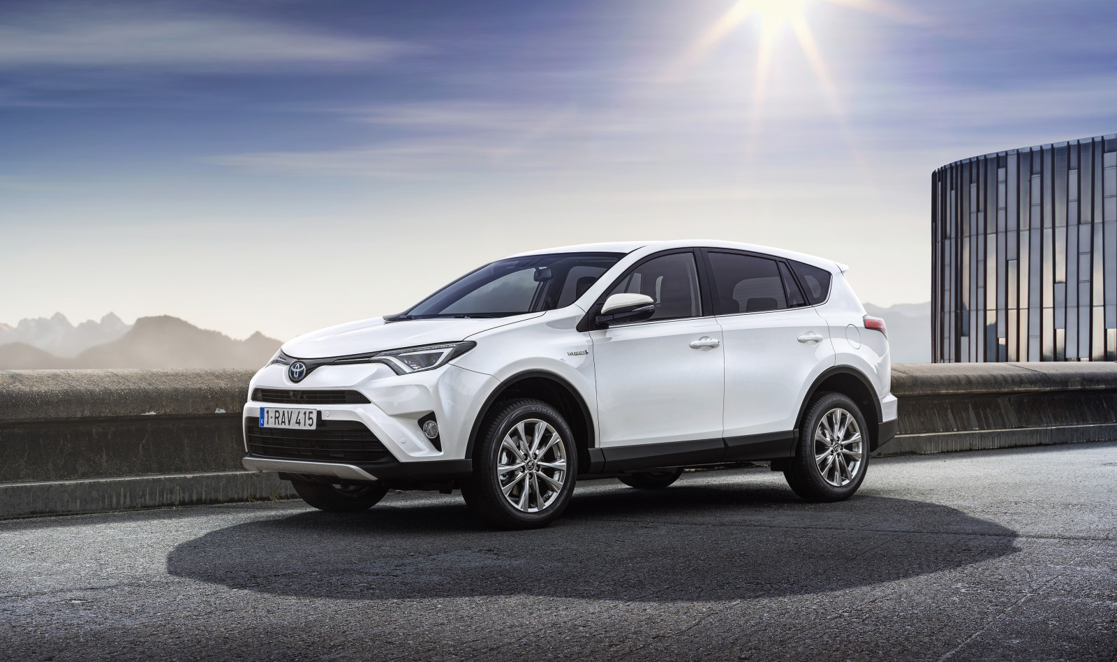 bílý, auto, vozidlo, Toyota, boční pohled, pozemní vozidla, automobilového designu, automobil make, crossover sUV, sportovní užitkové vozidlo, Kompaktní sportovní užitkové vozidlo, RAV4