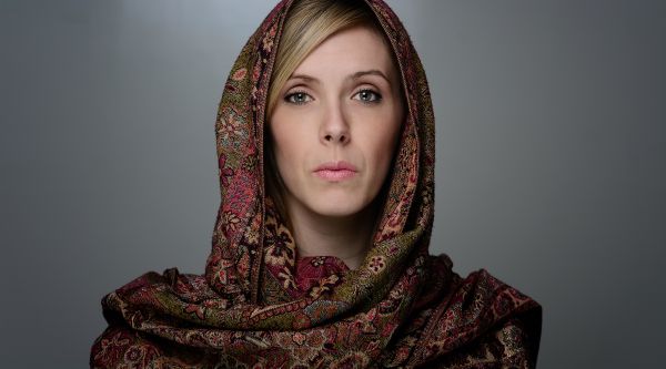 portrait, model, scarf, Nikon, cactus, head