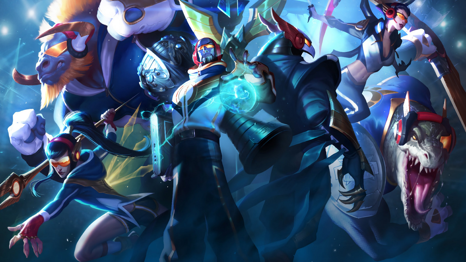 วีดีโอเกมส์, อะนิเมะ, League of Legends, การ์ตูน, ภาพหน้าจอ, เมชา, วอลล์เปเปอร์คอมพิวเตอร์, หนังสือการ์ตูน