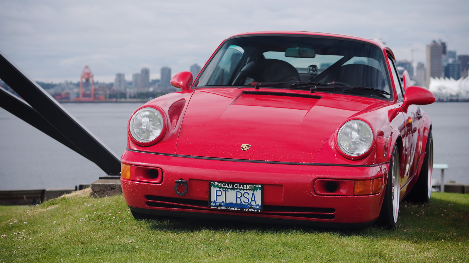 rosso, cielo, Canada, auto, orizzonte, grigio, avanti Cristo, porto, British Columbia, 911, nuvoloso, Tedesco, Porsche, North Vancouver, 169, noioso, waterfrontpark, 964, 2014, ZD, Rsamerica, 50mmmacro20, 50mmmacrof20, germancarfestival, Porschersamerica, panasonicdmwma1, olympusem5