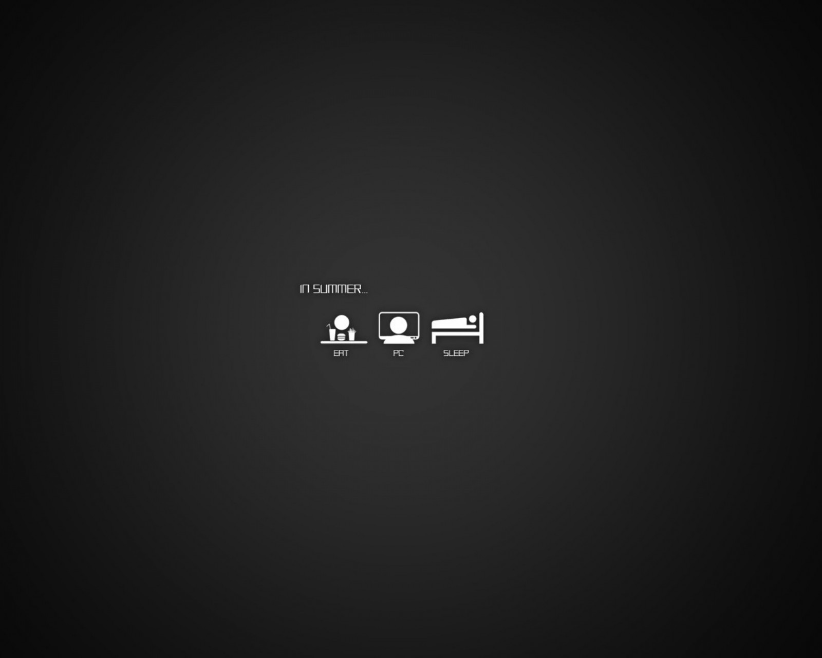 monocromo, Minimalismo, dormido, tipografía, texto, logo, sencillo, computadora, circulo, verano, comiendo, marca, dormir, captura de pantalla, presentación, Papel pintado de la computadora, en blanco y negro, Fotografía monocroma, fuente