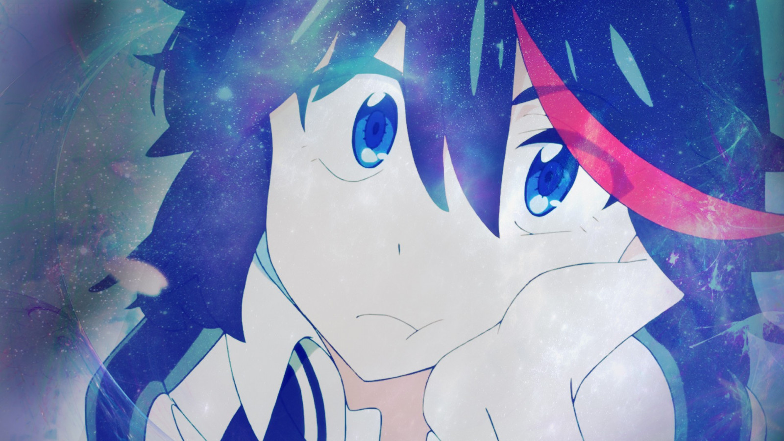 ilustração, Anime, azul, Matar La matança, Mato Ryuuko, ARTE, cor