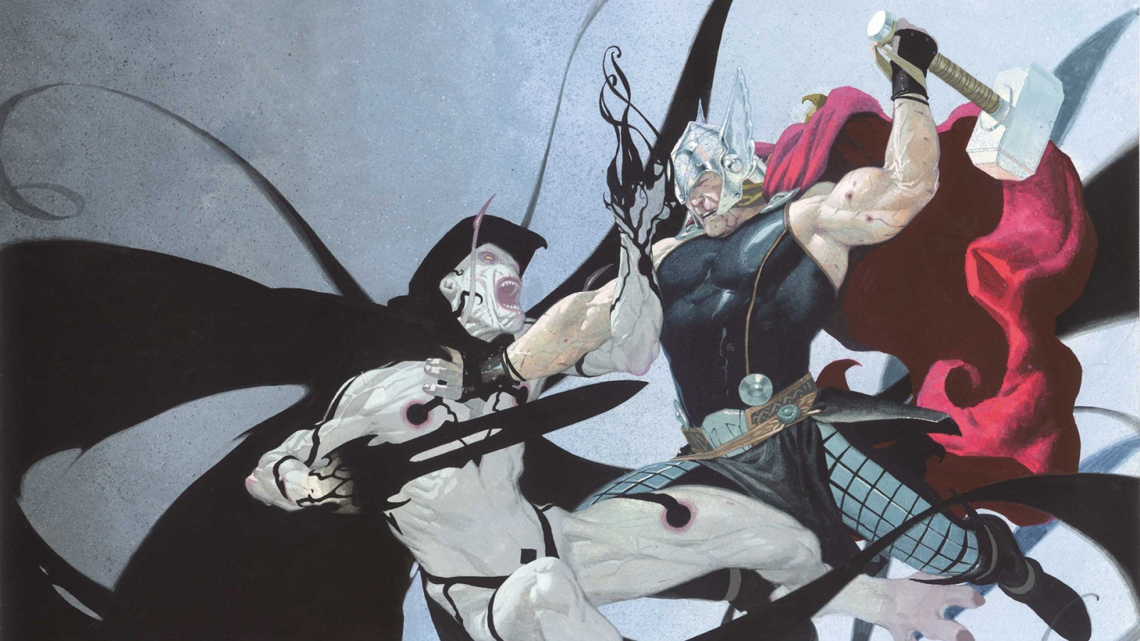 ilustrace, Thor, Gorr Bůh Butcher, anime, komiks, Osoba