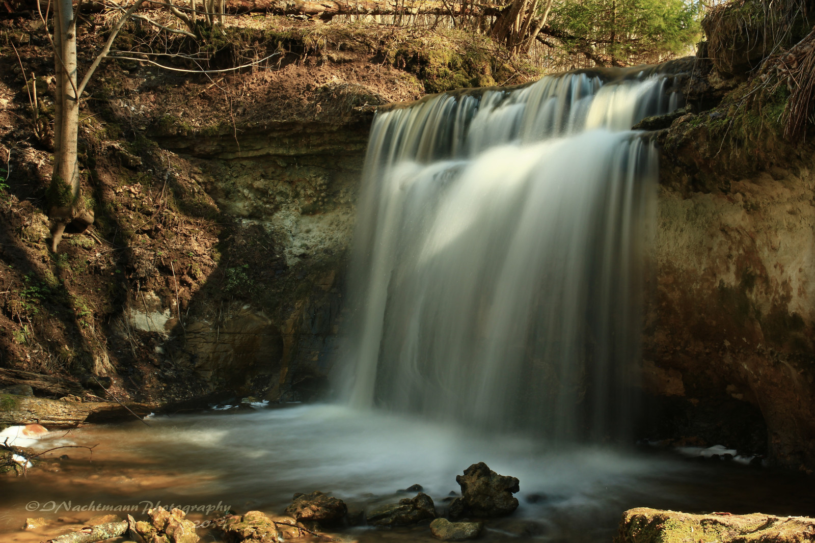 longexposure, erdő, folyó, vízesés, tavaszi, Szamár, dauda, daudas denskritums, daudasfall, udenskritumi