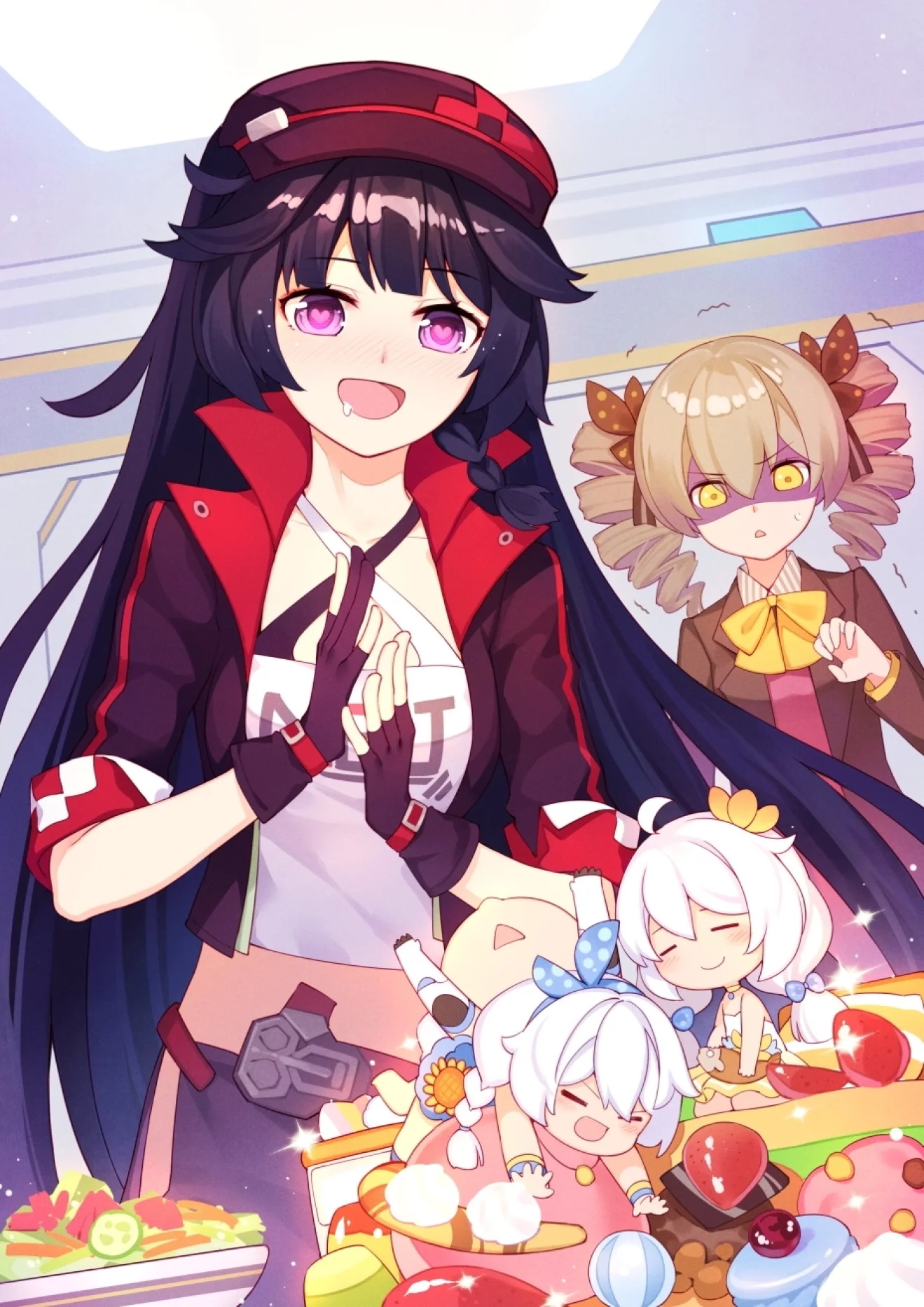 Honkai Impact 3rd, Honkai Impact, åpne munnen, anime jenter, anime