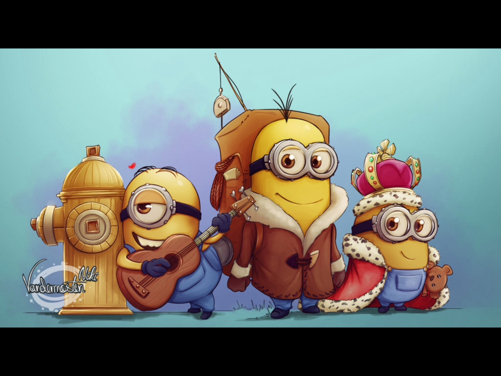 2048x1536 px, minions