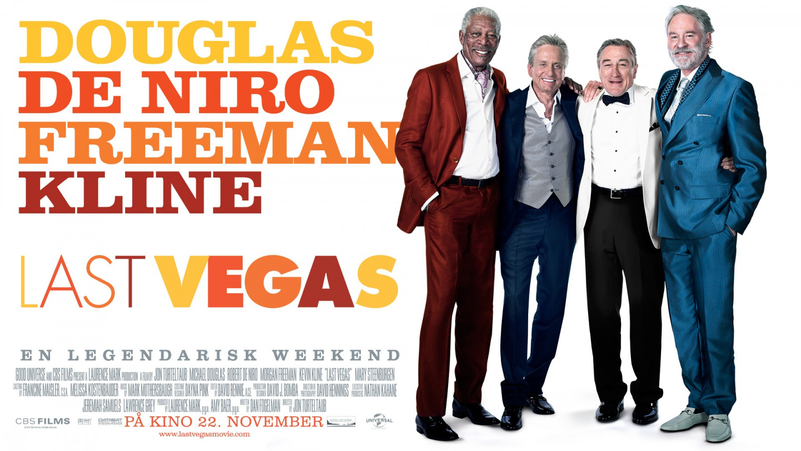 Robert de Niro, Sam, mærke, Morgan Freeman, reklame, uafskallet, billy, michael douglas, vegas sidste, Archie, kevin kline