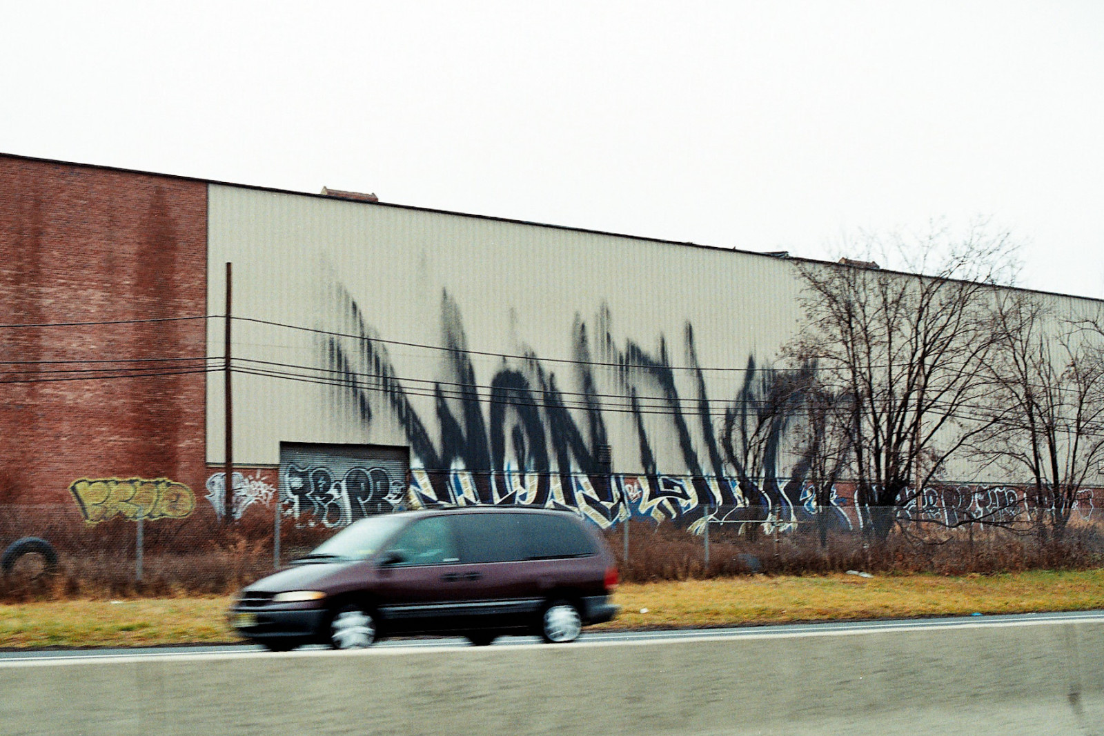 Hintergrundbilder B, Film, 35MM, Graffiti, Autobahn, NJ, planen