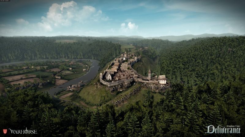 videohry, Kingdom Come Deliverance, krajina, fotografování, hrad, panoráma videohry, Kingdom Come Deliverance, krajina, fotografování, hrad, panoráma