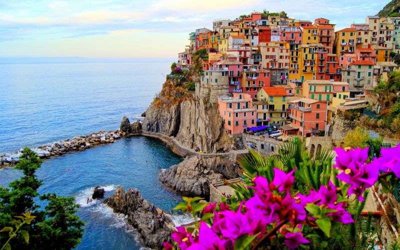 3840x2400 px, città, colorato, costruzione, casa, Italia