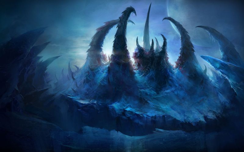 υποβρύχιος, πλοίο-φάντασμα, StarCraft, Starcraft II, Kaldir, σκοτάδι υποβρύχιος, πλοίο-φάντασμα, StarCraft, Starcraft II, Kaldir, σκοτάδι