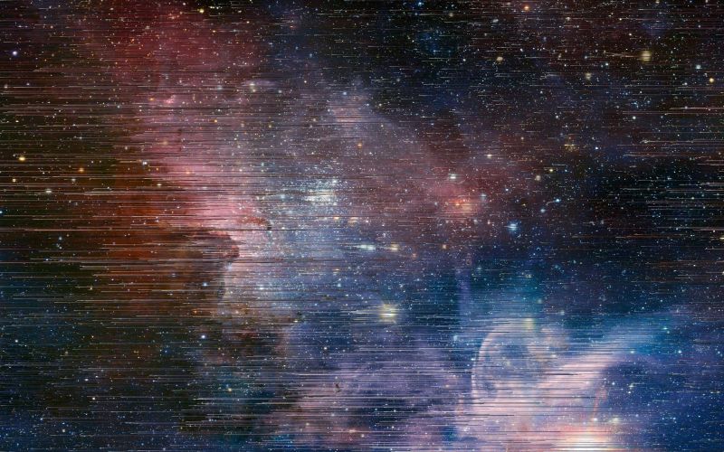 glitch art,pixelsortering,2560x1600 px,nebulosa,rymden,stjärnor
