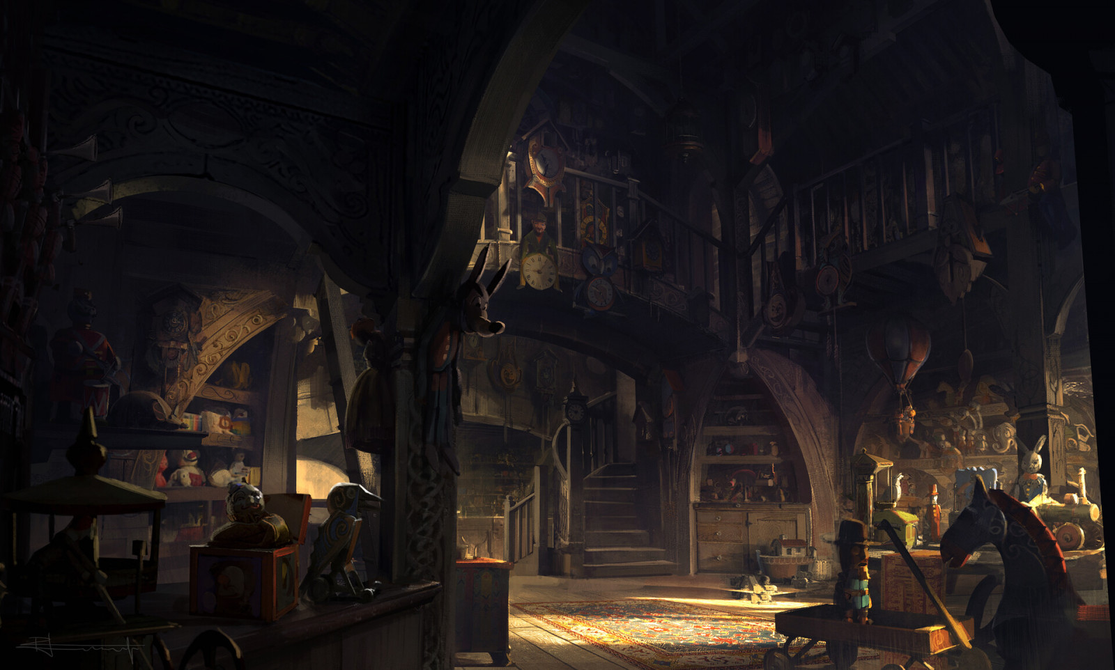 Wallpaper : artwork, digital art, interior, fantasy art 1920x1155 ...