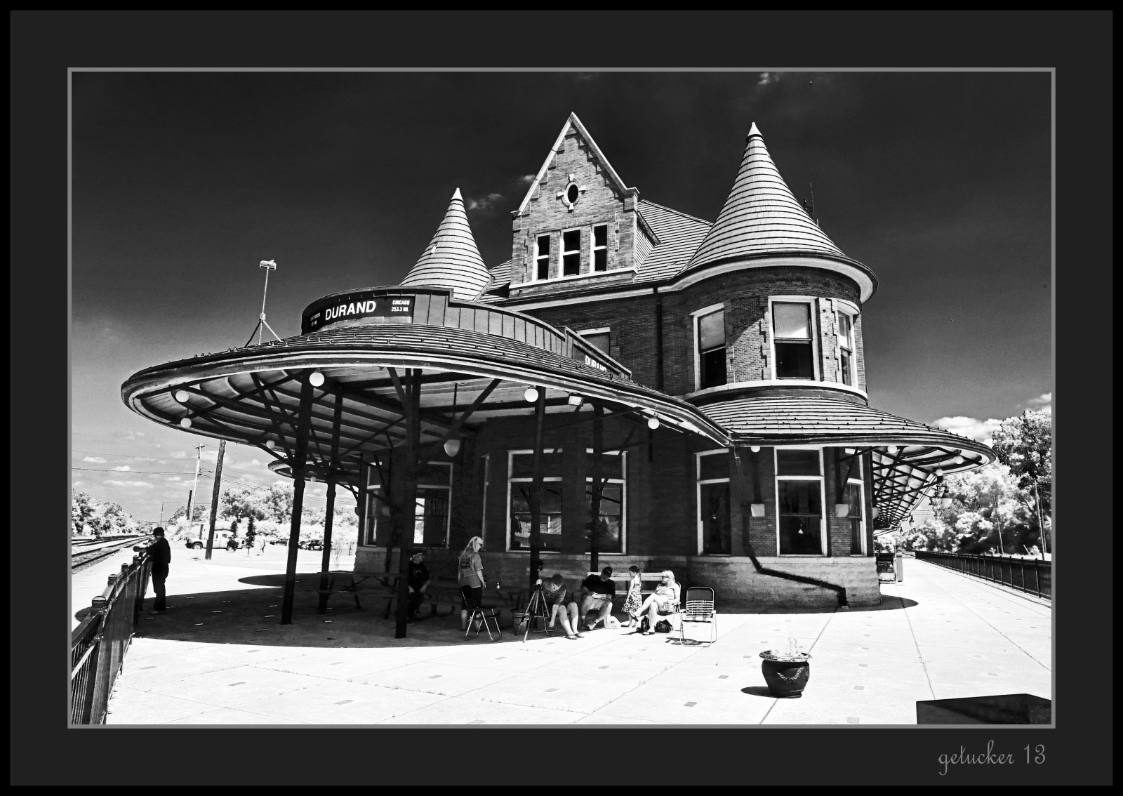 เก่า, ทางรถไฟ, การท่องเที่ยว, bw, สีขาว, ดำ, อาคาร, พิพิธภัณฑ์, รถไฟ, Canon, ดำขาว, แสดง, โครงสร้าง, ประวัติศาสตร์, สถานีรถไฟ, บูรณะ, คลังสินค้า, คนพาล, Corel, amtrack, fallenflags, 2013