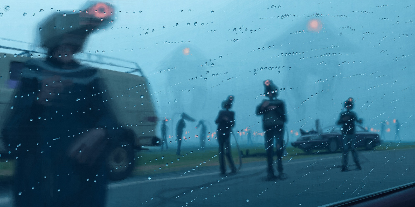 opera de arta, sub apă, Simon Stalenhag, vreme, captură de ecran, 2560x1280 px, tapet de calculator, atmosfera pământului, coperta de album