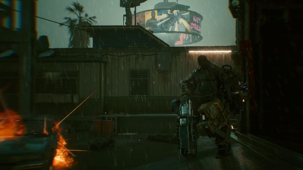 cyberpunk,Cyberpunk 2077,mecha fight,punk,Video Game Art
