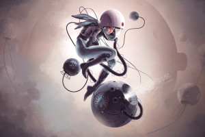illustration fantasy art artwork astronaut circle ART shape darkness image screenshot computer wallpaper