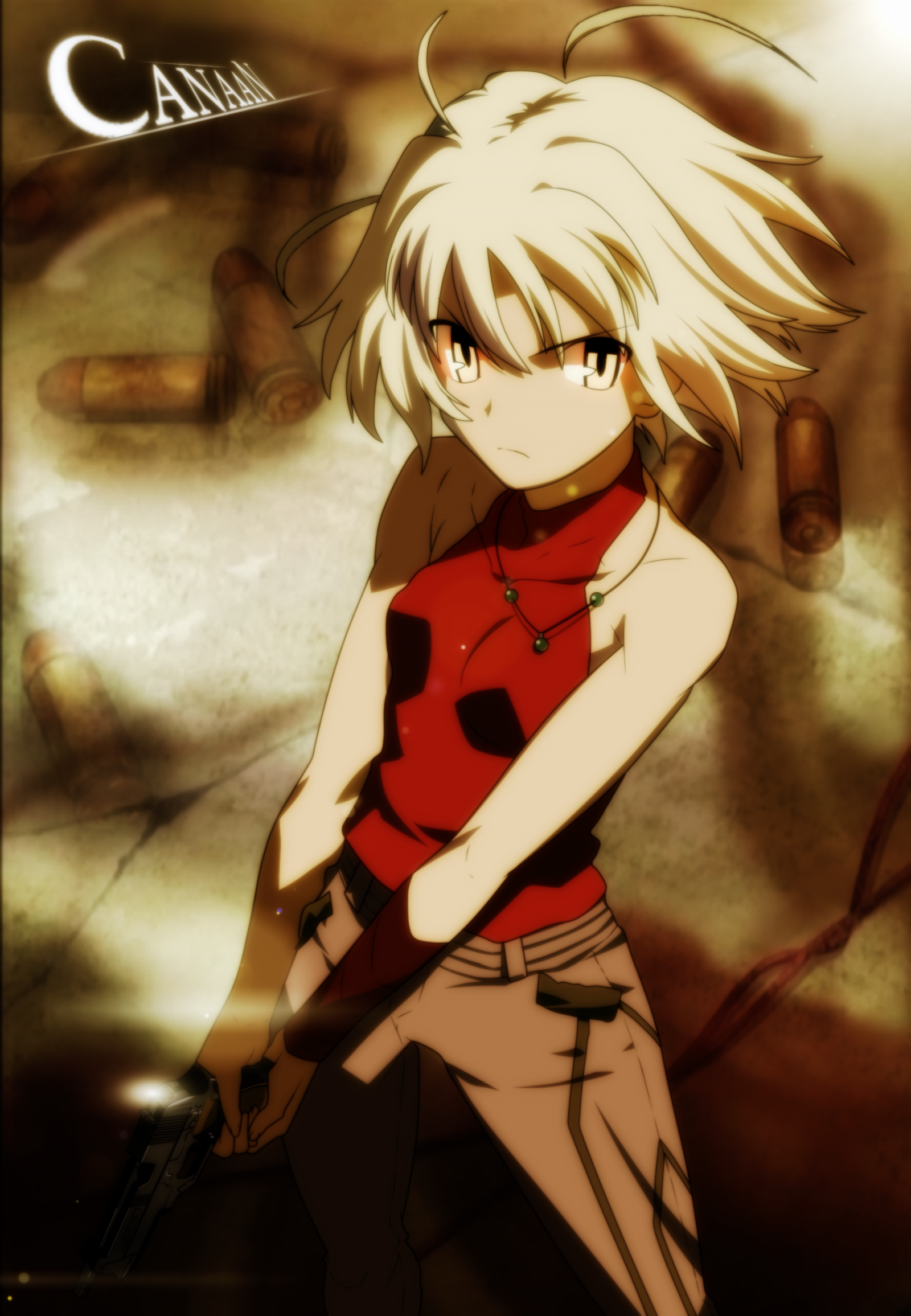 ilustrace, anime, anime dívky, kreslená pohádka, komiks, Canaan, mangaka