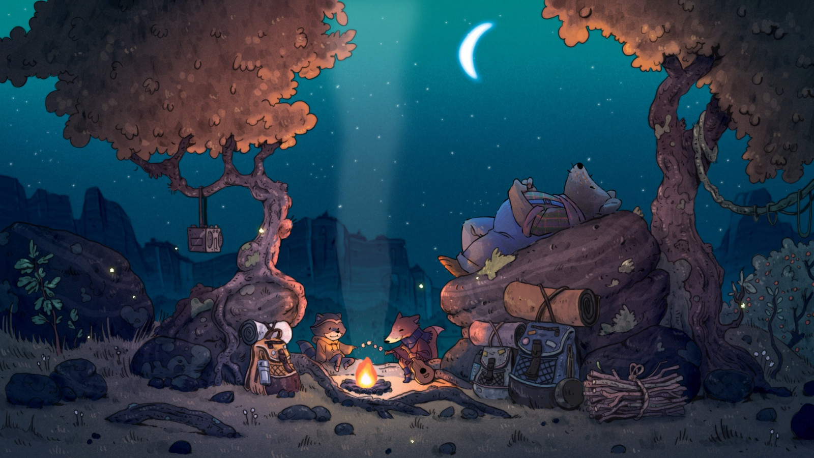 svět, Měsíc, nebe, světlo, Příroda, kreslená pohádka, osvětlení, UMĚNÍ, půlměsíc, astronomický objekt, malování, cg artwork, prostor, geologický fenomén, půlnoc, ilustrace, krajina, událost, měsíční svit, výkres, visual arts, fiktivní postava, grafika, tma, beletrie, mytologie, Animated cartoon, akční adventura, nebeská událost, úplněk, noc, grafický design, animace, Strategy video game, astronomie, video game software, zima, drak, pc hry, vesmír, zábava, múzických umění