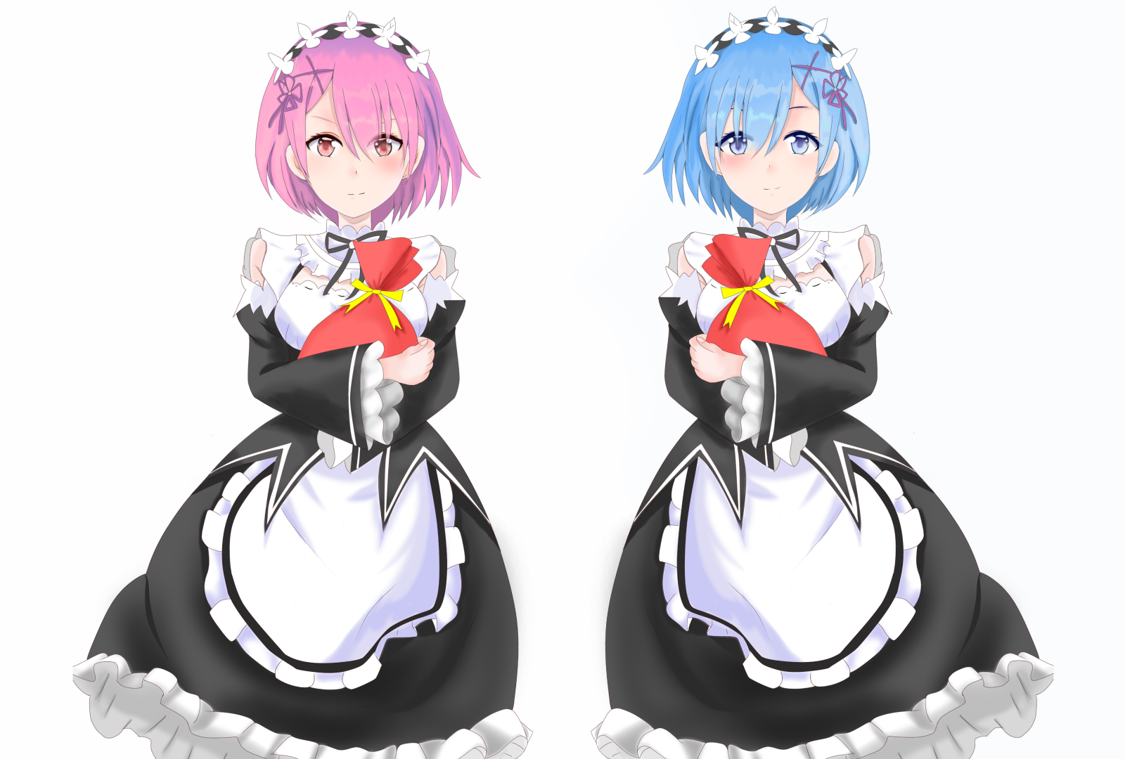 Wallpaper : anime girls, Re Zero Kara Hajimeru Isekai Seikatsu, Rem Re ...