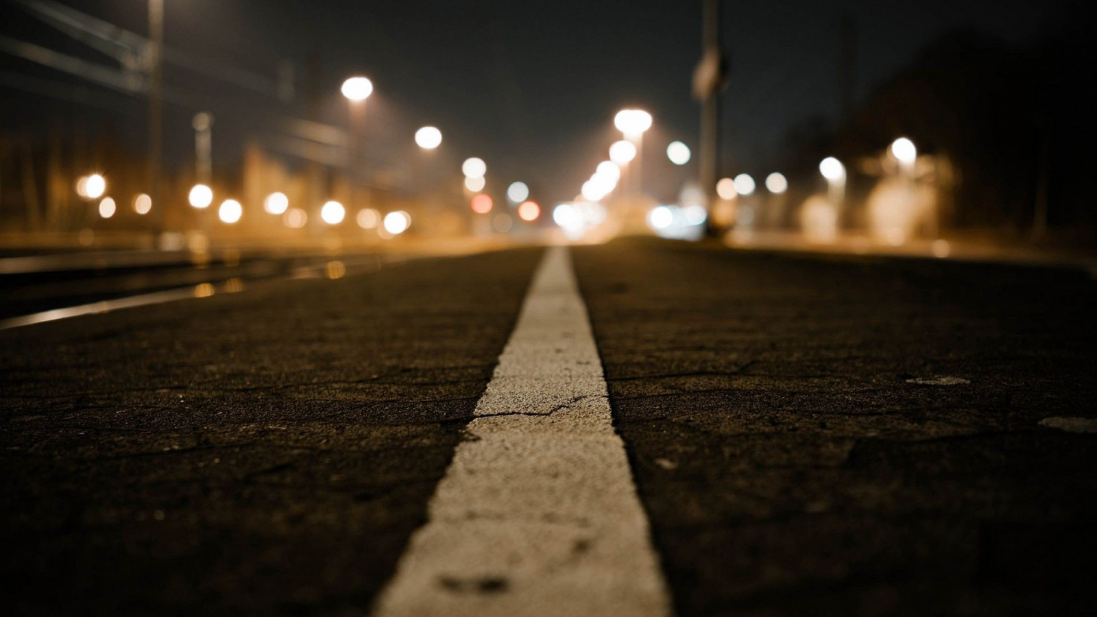 1920x1080 px, bokeh, night, road