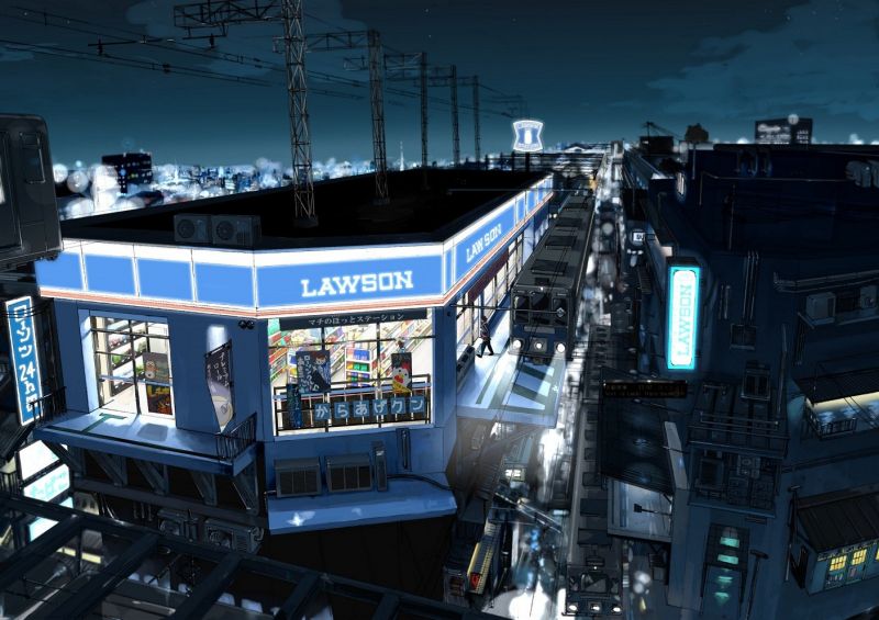 city, cityscape, night, anime, vehicle, metropolis city, cityscape, night, anime, vehicle, metropolis