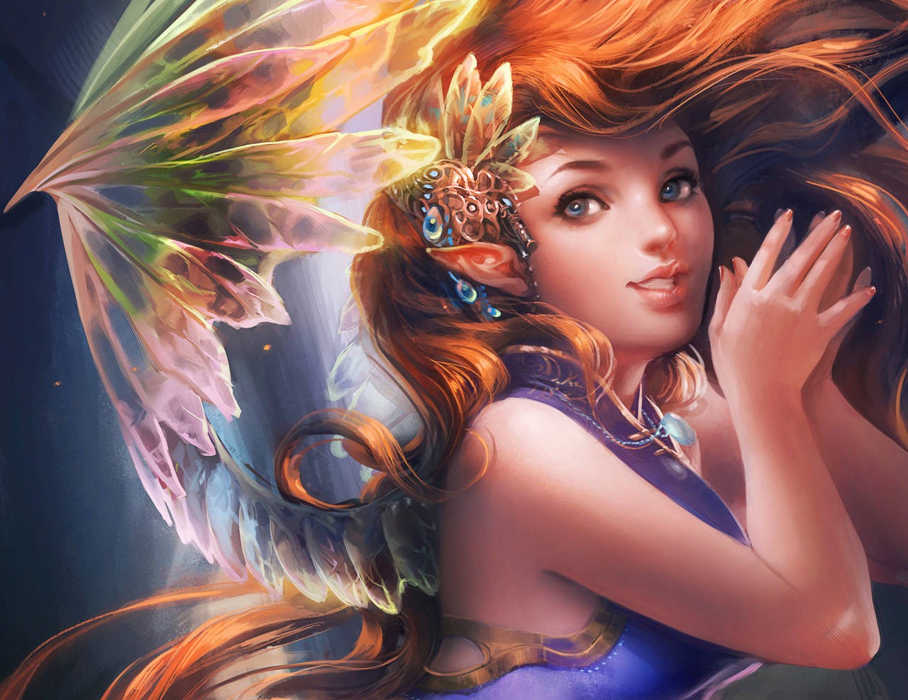1280x987 px, anime, anime dievčatá, digital art, fantasy umenie